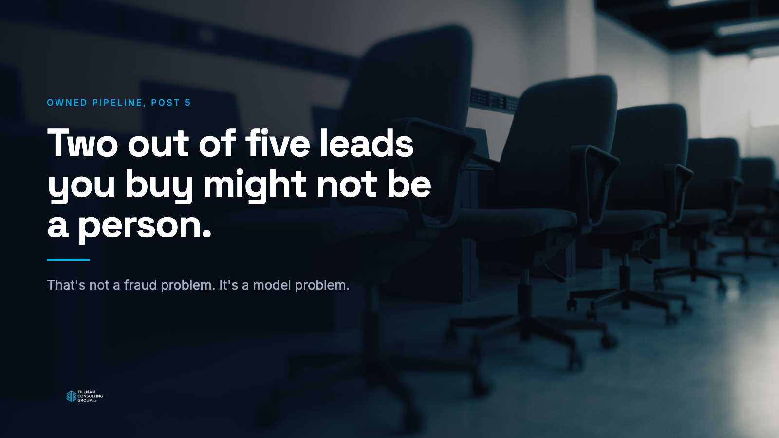 Two Out of Five Leads You Buy Might Not Be a Person